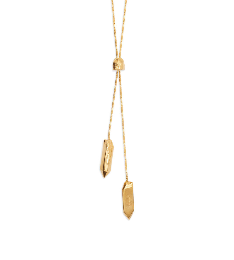 TOM FORD BRASS ATHENA LARIAT NECKLACE outlook