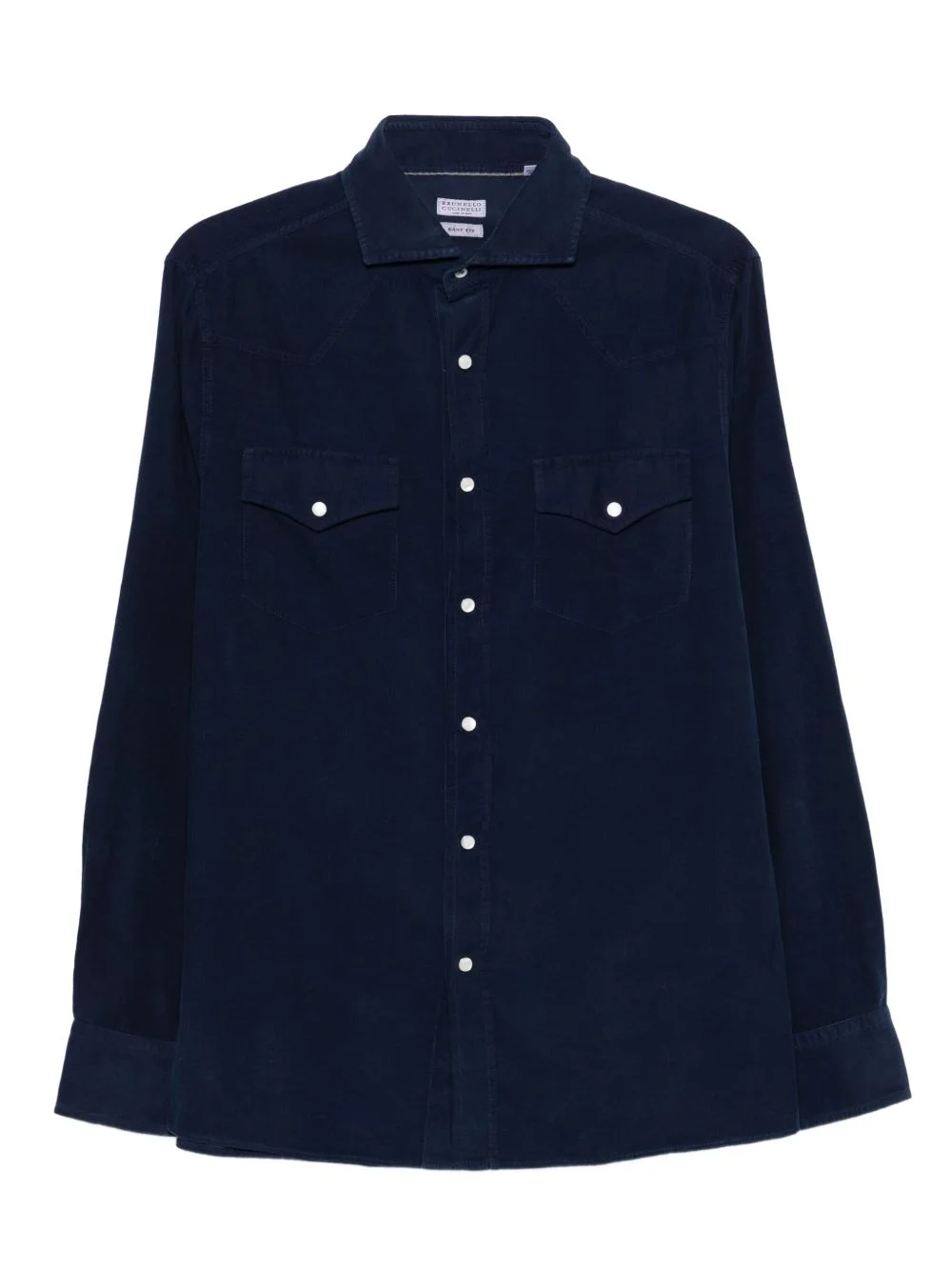 double-pocket corduroy shirt - 1