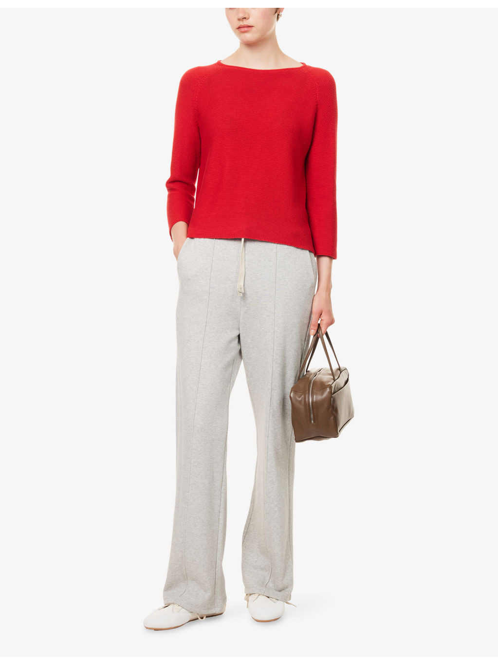 Addotto Relaxed-Fit Knitted Cotton Jumper - 2
