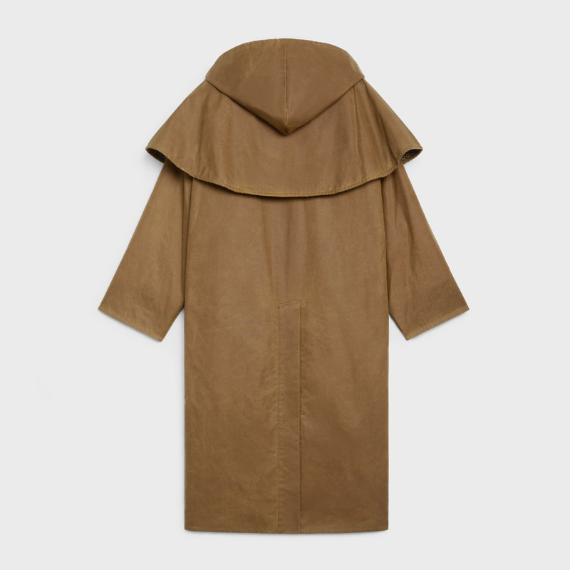 MACFARLANE COAT IN COATED COTTON 5