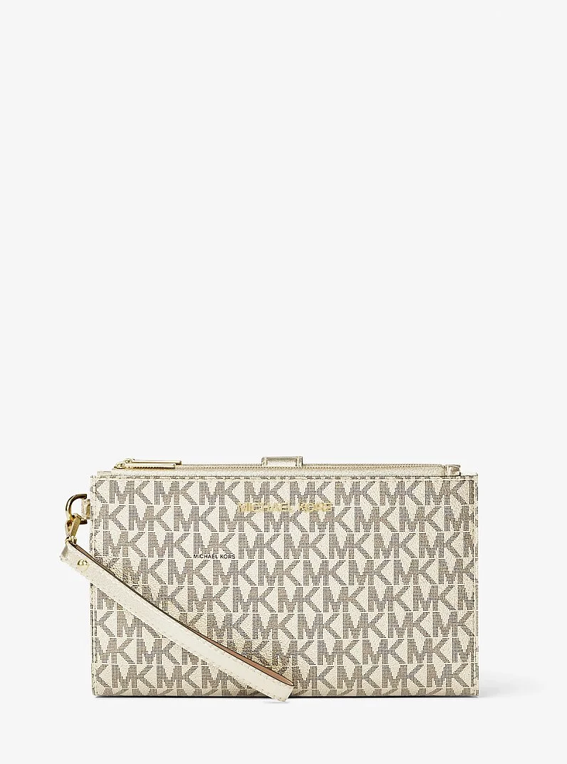 Jet Set Travel Large Signature Logo Wristlet - 1