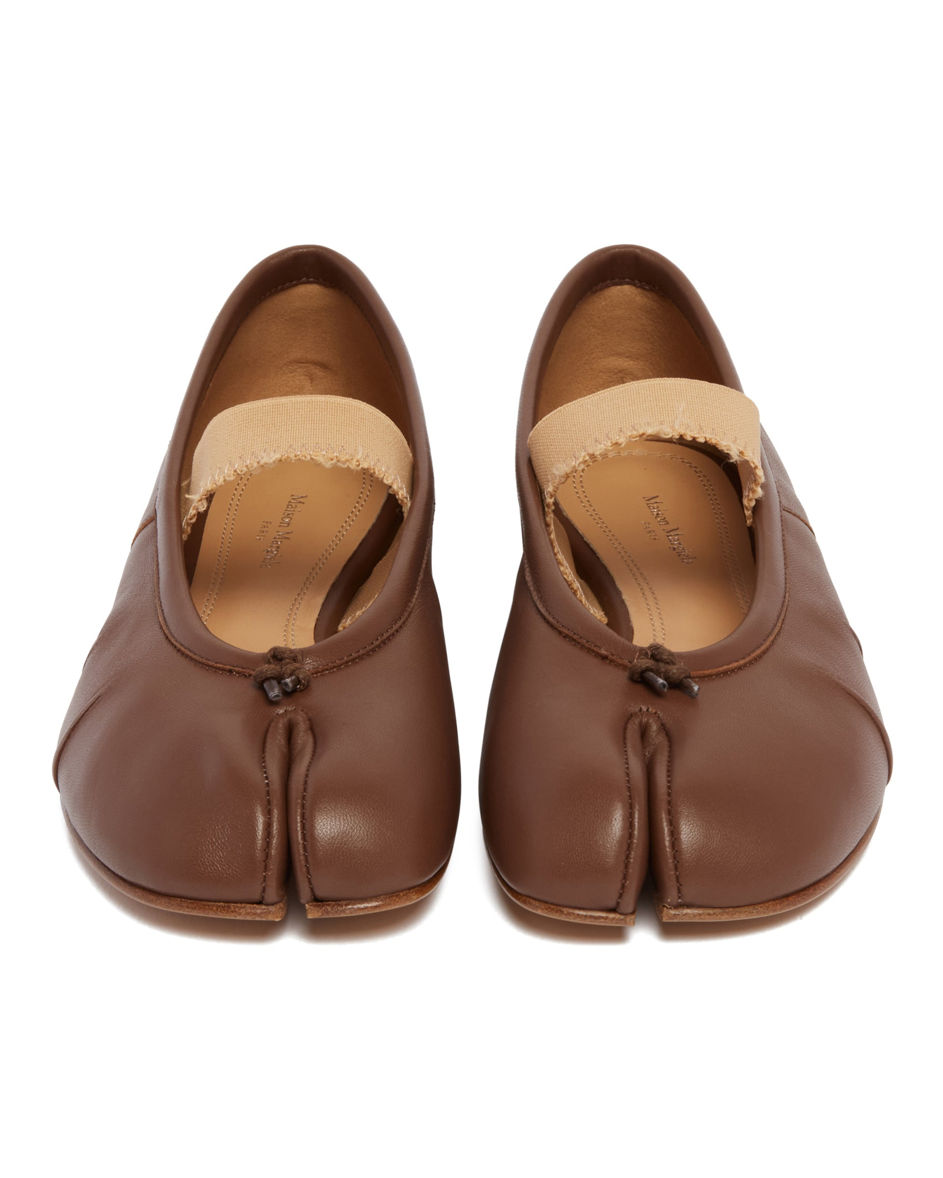 Brown Tabi Flats - 4