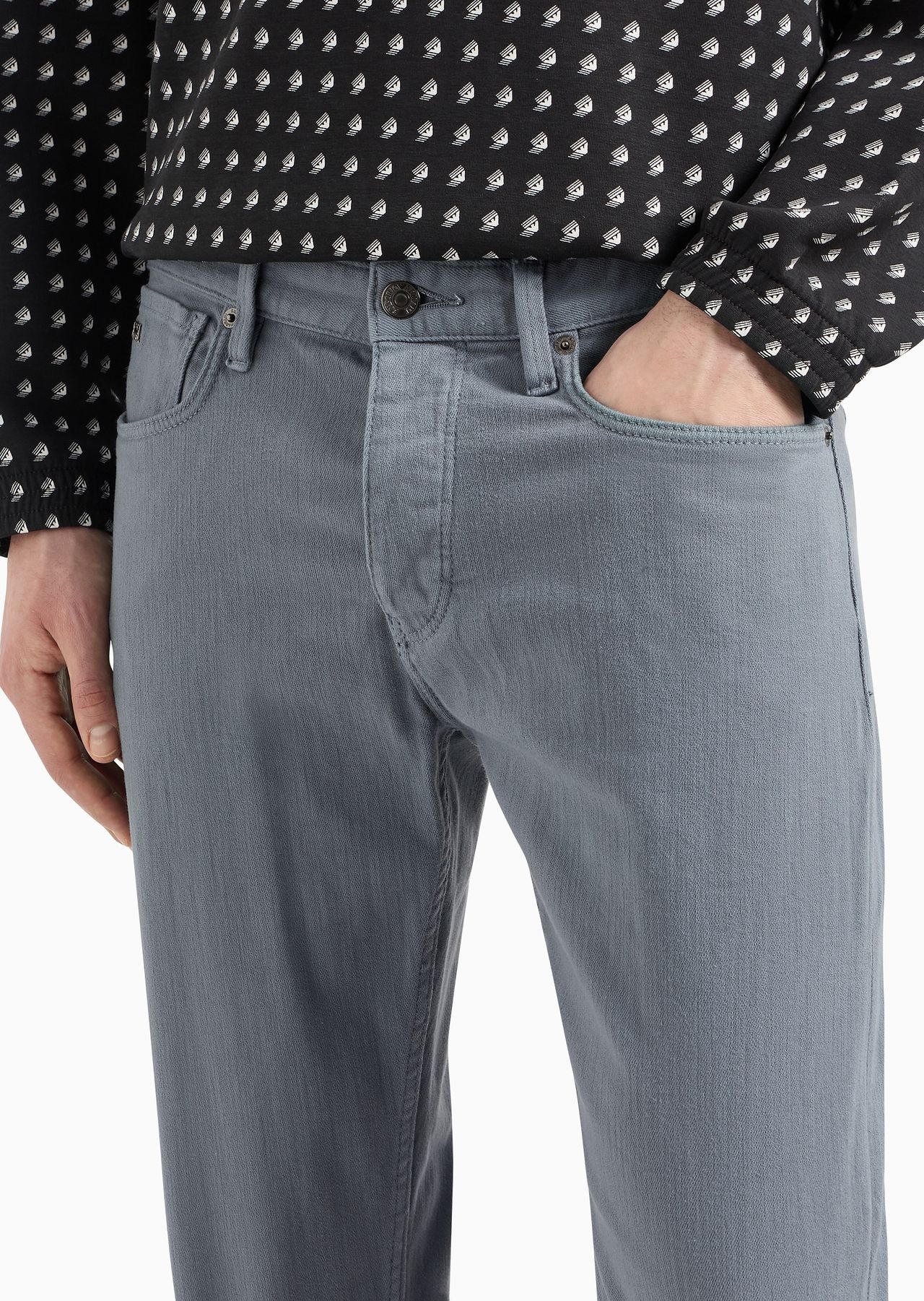 J75 Slim-fit jeans in garment-dyed comfort denim - 5