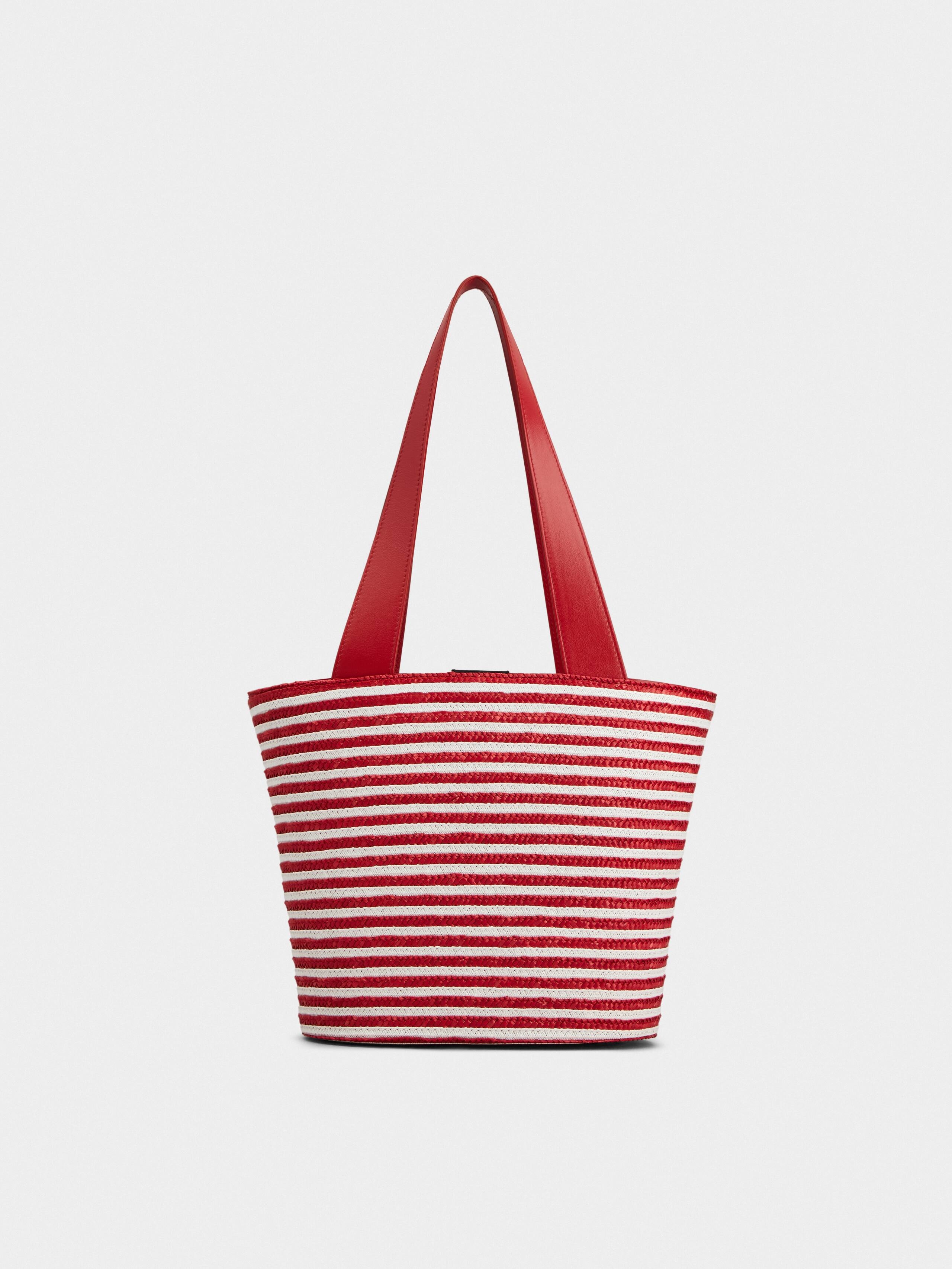 Small Shopping Bag in raffia - 4