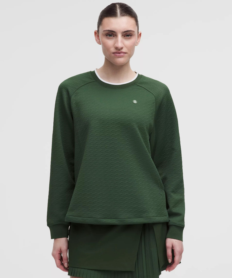 Jacquard High-Low Golf Pullover 1