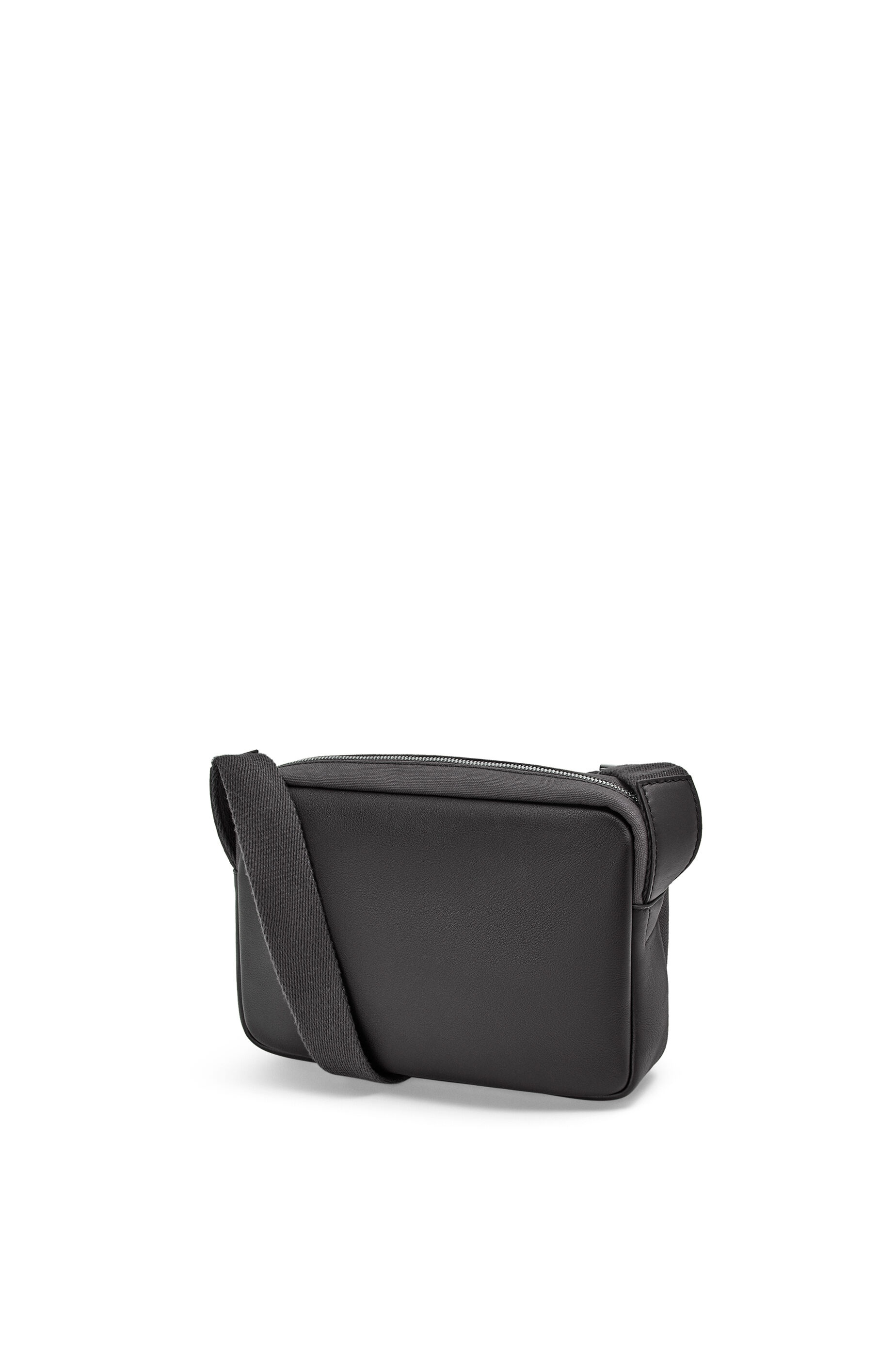 Signature XS Military messenger bag in canvas and classic calfskin - 3