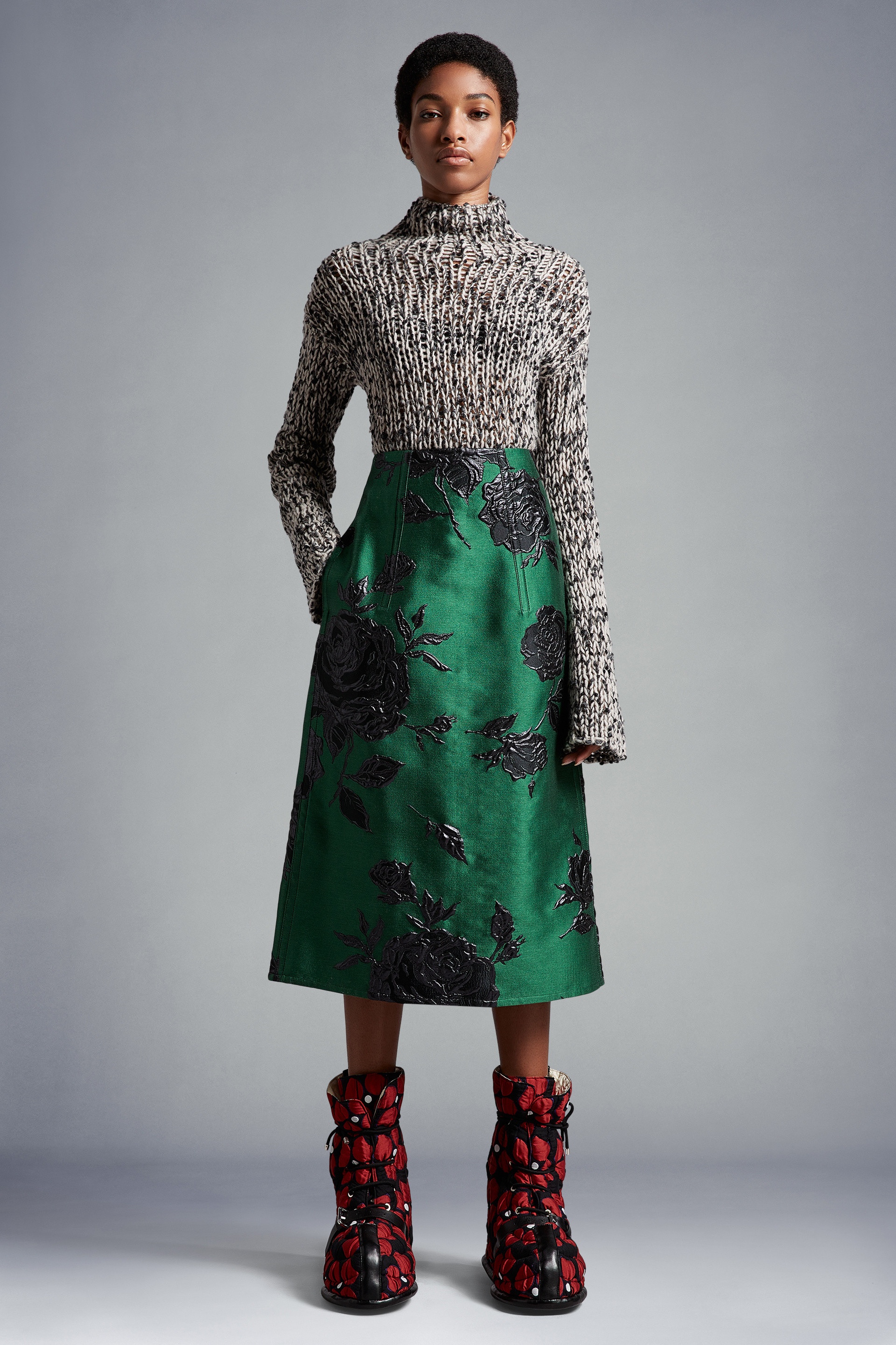 Jacquard Midi Skirt - 2