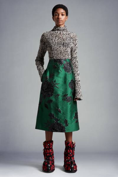 Moncler Jacquard Midi Skirt outlook