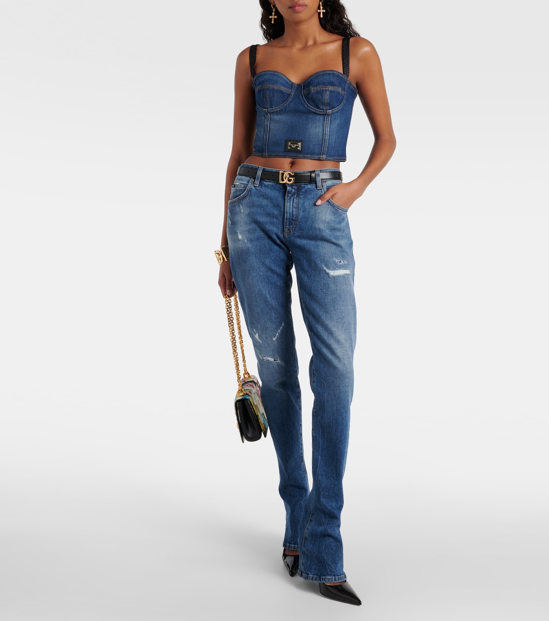 High-rise flared jeans - 2
