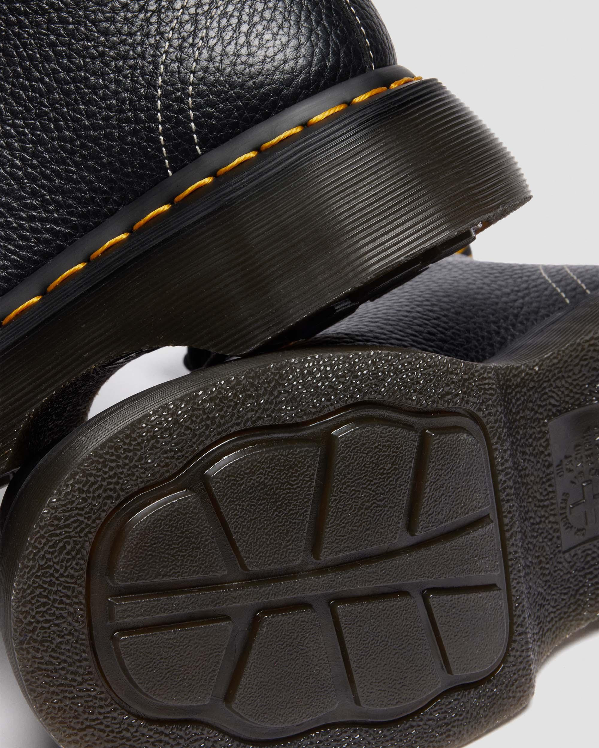 BUZZ 8-EYE MILLED NAPPA LEATHER BOOTS - 7