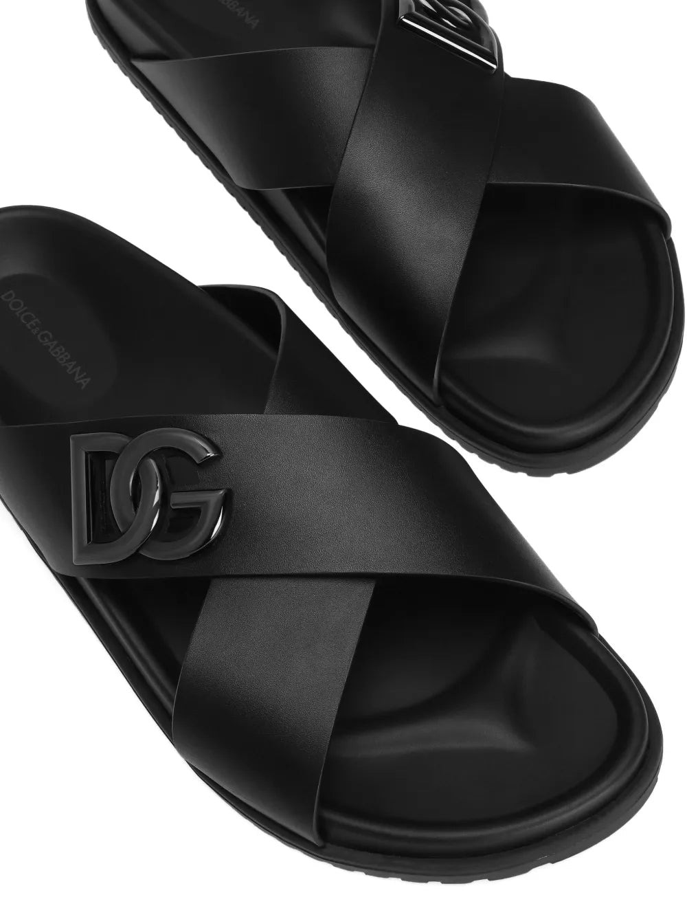 Dolce & Gabbana Men Dg Logo Slides Sandals - 4