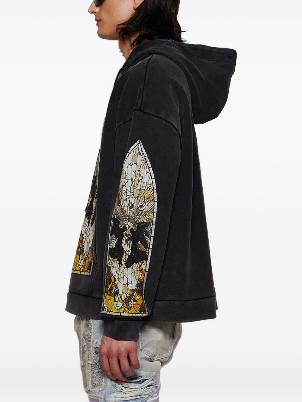 Matrimony stained-glass hoodie - 4