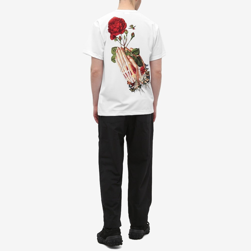 Comme des Garçons Homme Plus Comme Des Garçons Homme Plus Rose Hand Back Print Tee outlook
