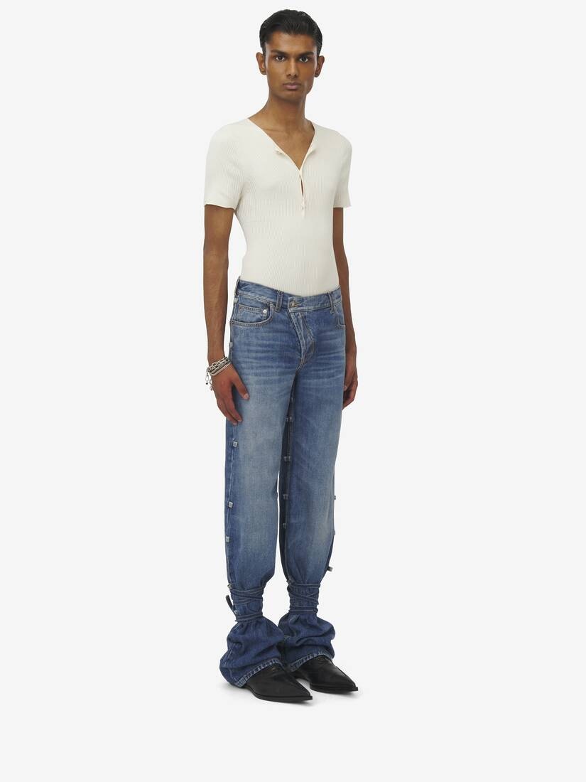 Baggy Tied Jeans - 3