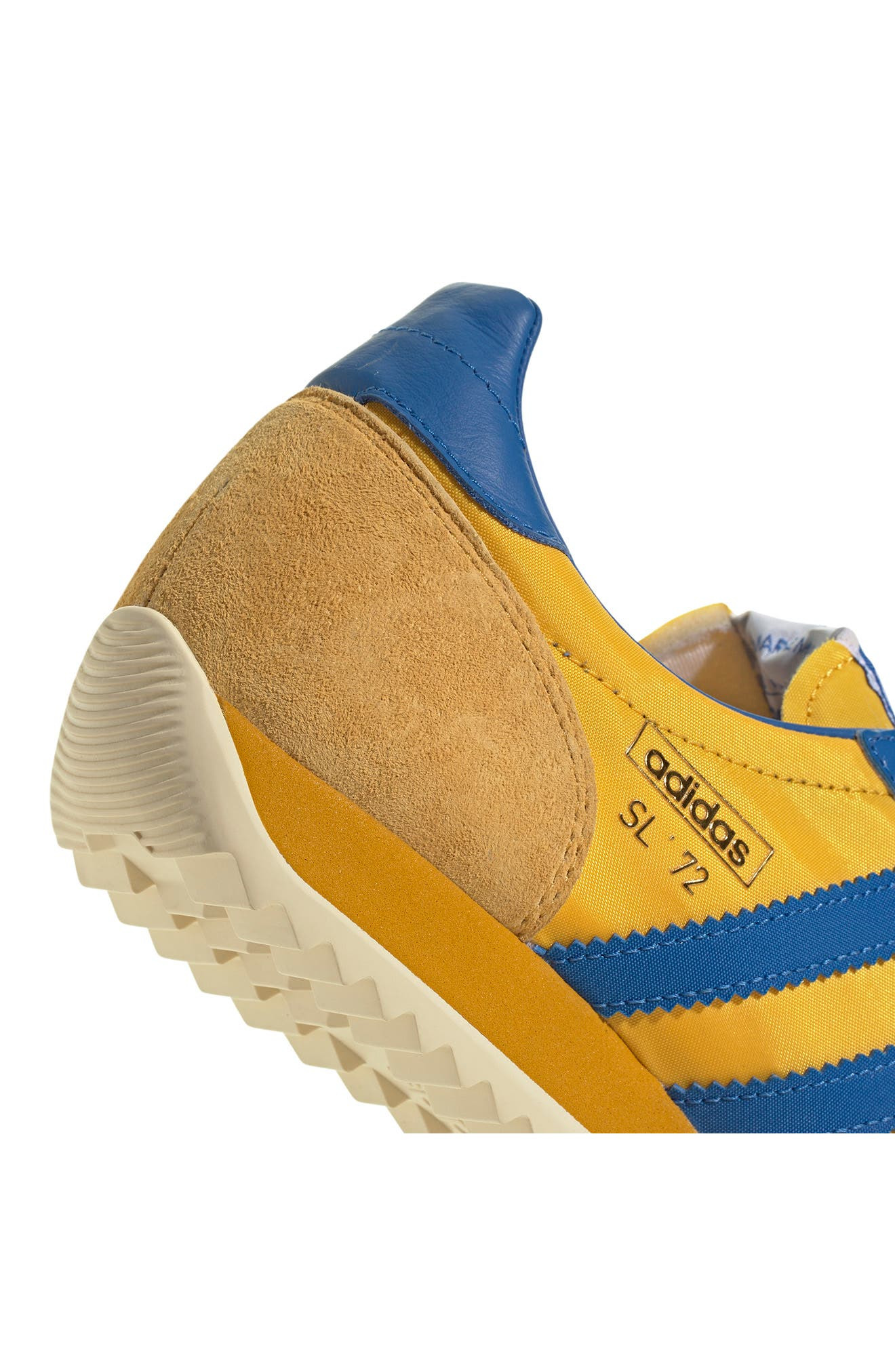 adidas Gender Inclusive SL 72 Sneaker in Gold/Bright Royal/Royal Blue at Nordstrom - 9