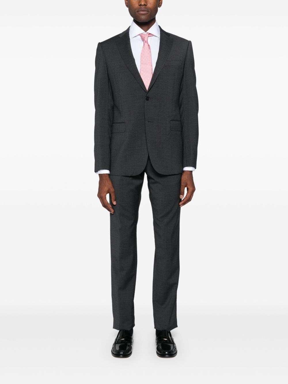 Wool single-breasted suit - 3