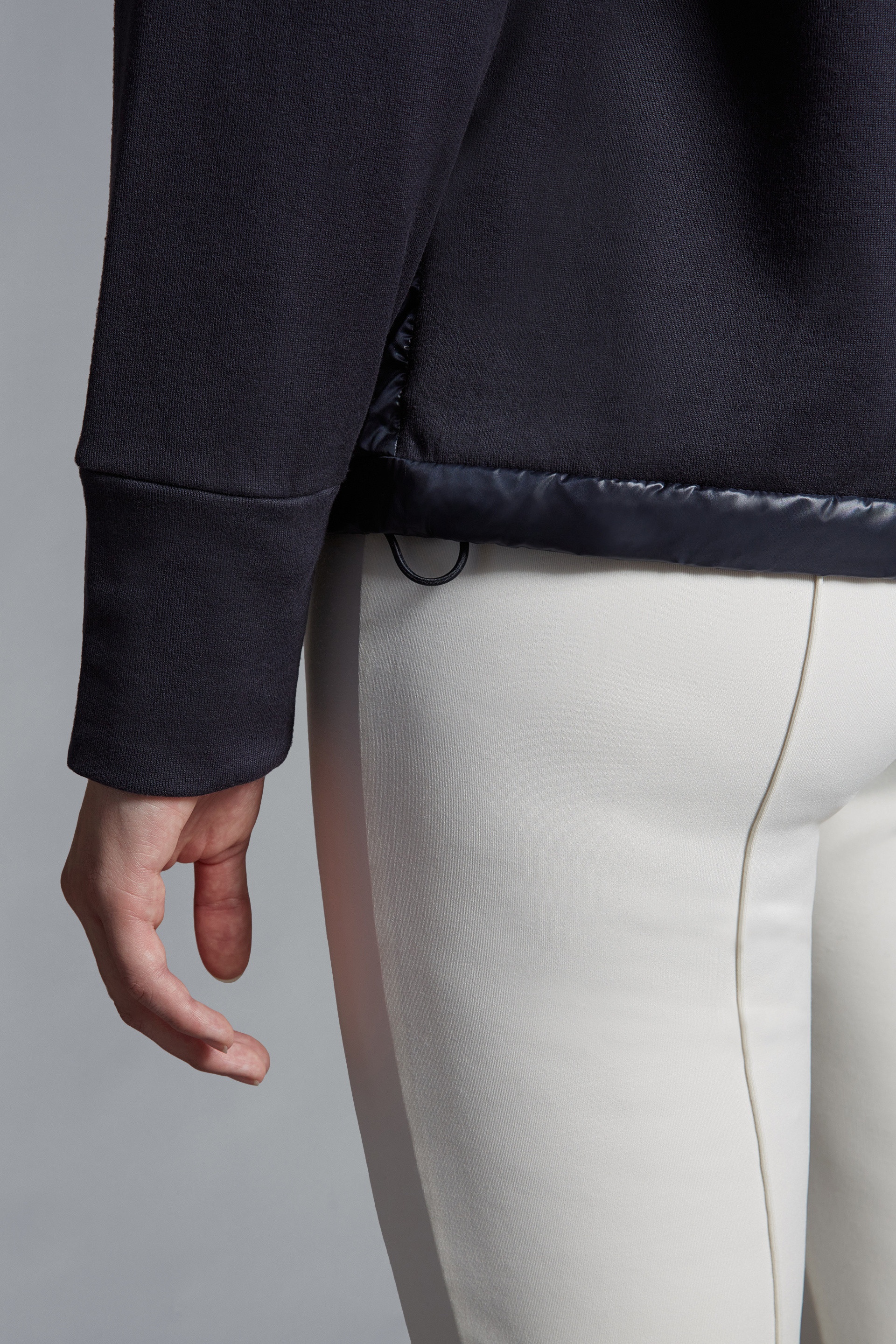 Padded Zip-Up Sweatshirt - 7