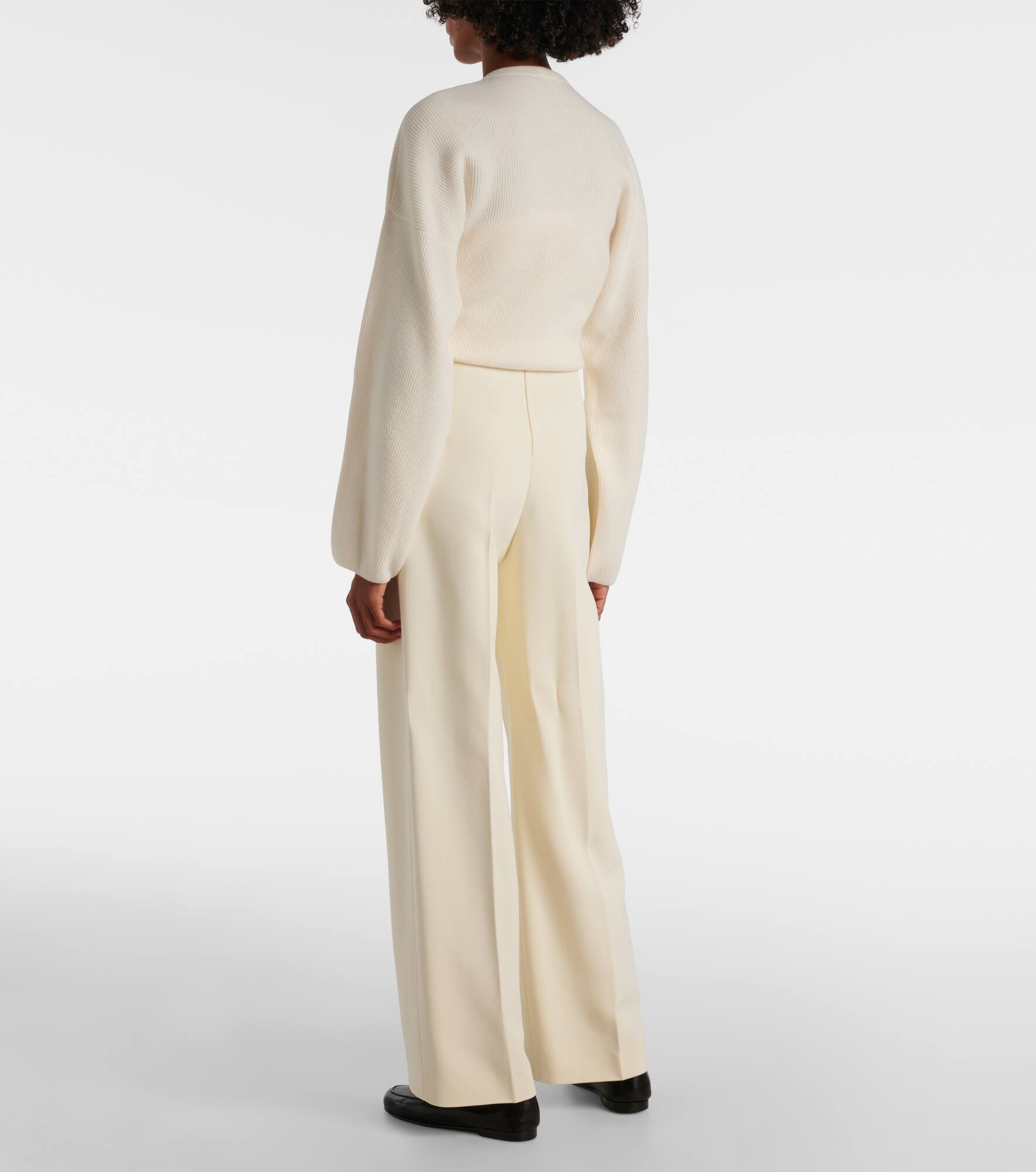 High-rise straight pants - 3