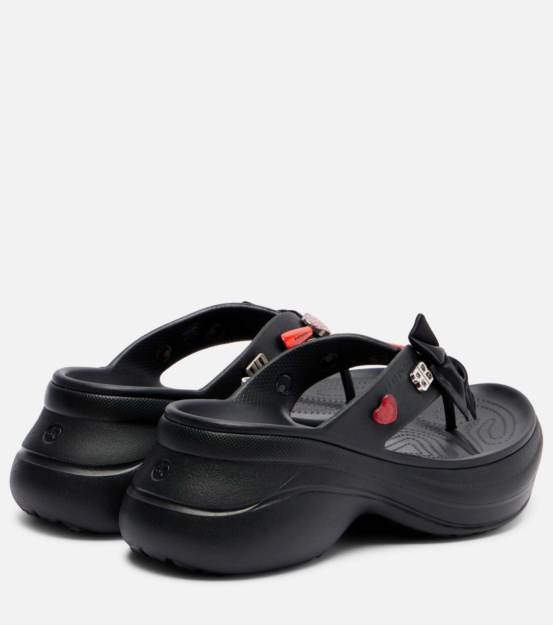 x Crocs Jibbitz platform thong sandals - 2