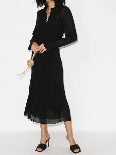 SAINT LAURENT sheer shirt dress outlook