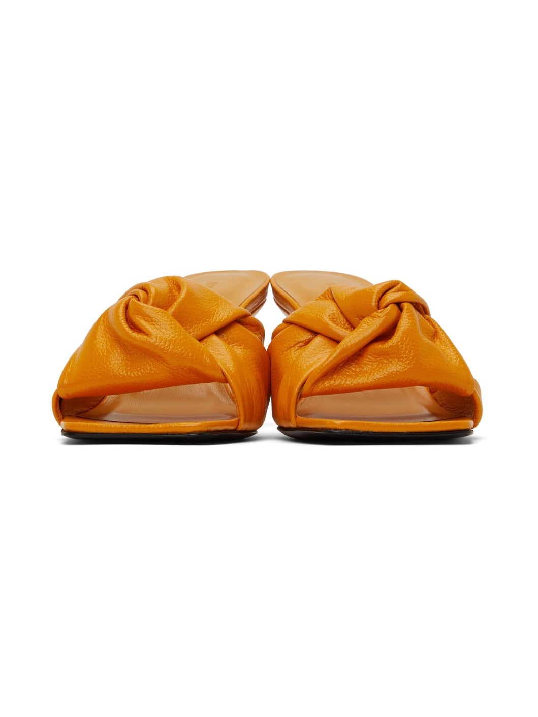 Orange Lana Heeled Sandals - 2