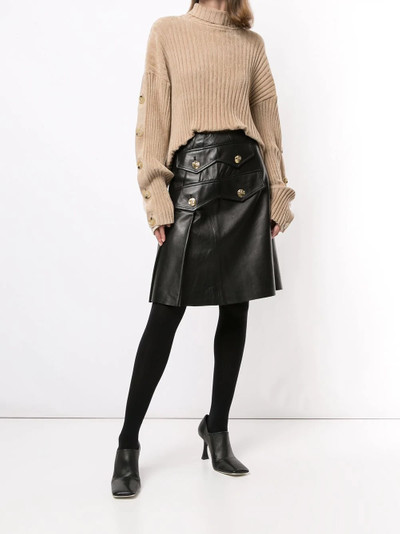 Proenza Schouler velvet mock-neck jumper outlook