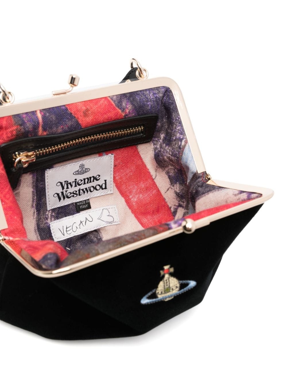 Vivienne Westwood Granny Frame Pouch in Black