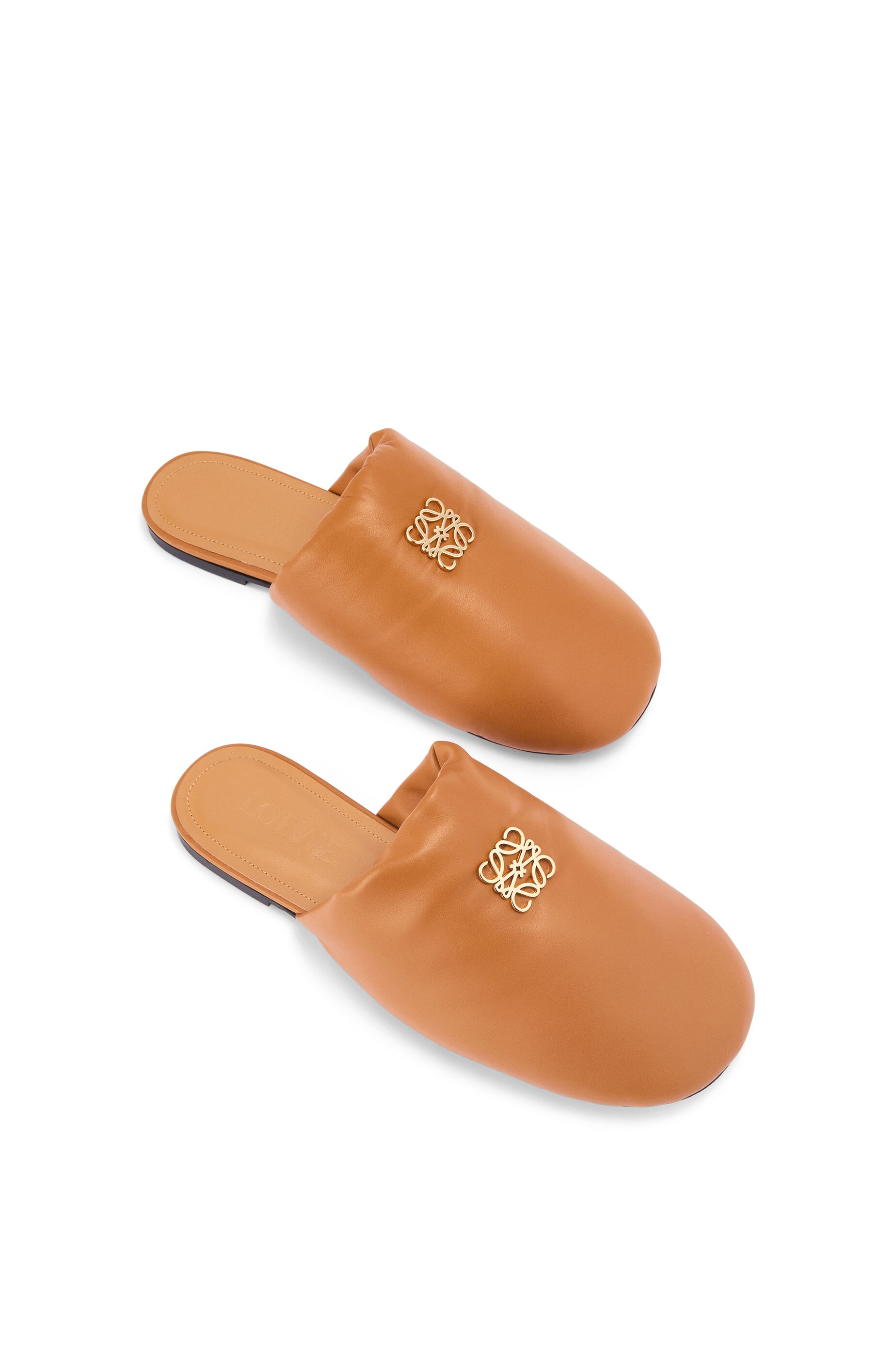 Padded Anagram mule in lambskin - 3