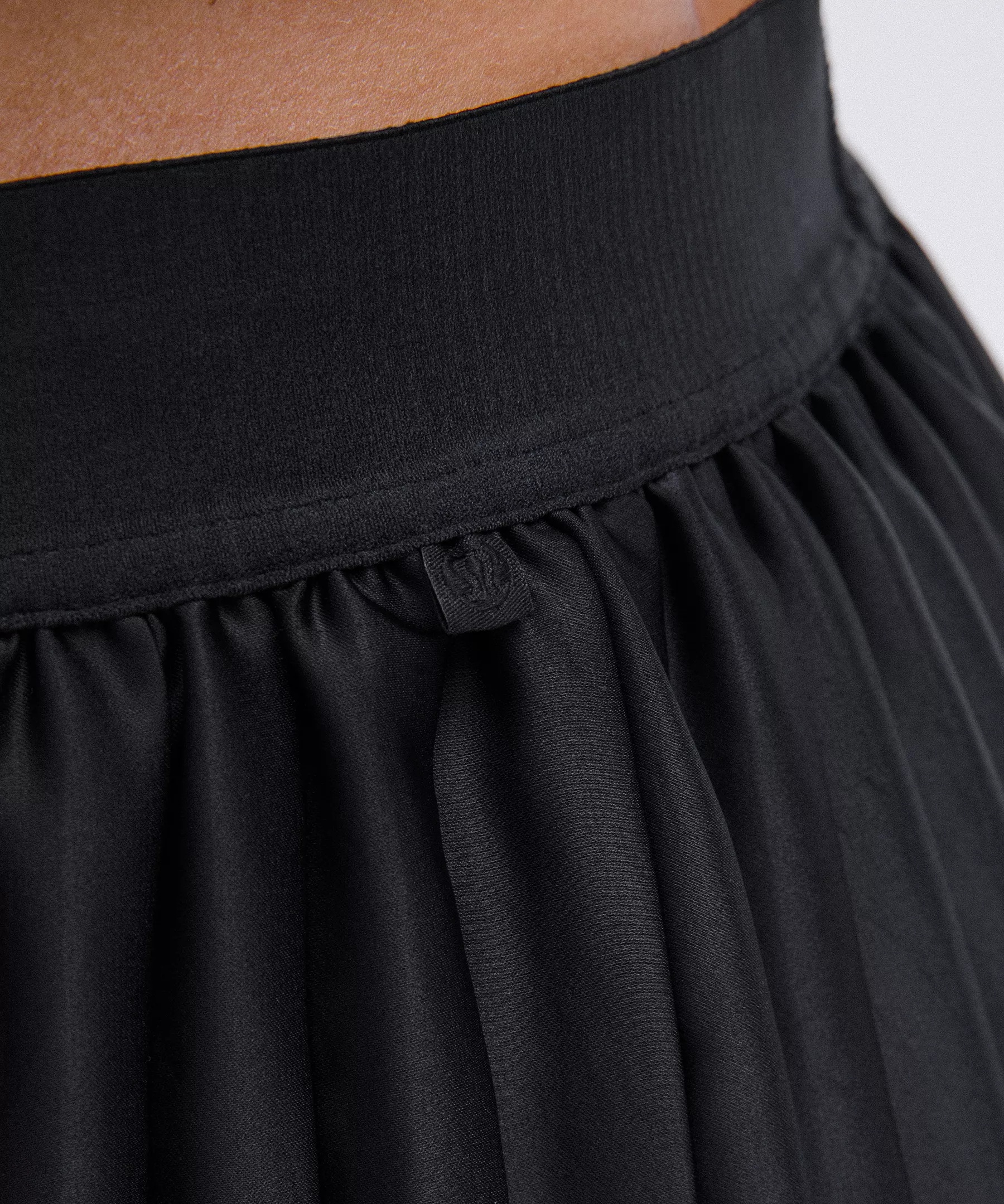 Satin Pleated Midi Skirt - 5