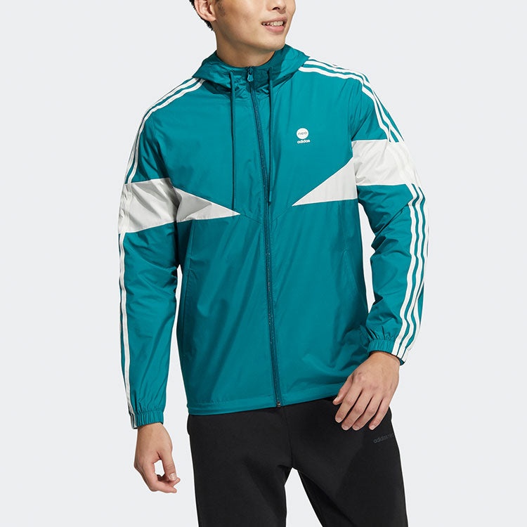 adidas neo Sports Hooded Jacket Green HM7431 - 3