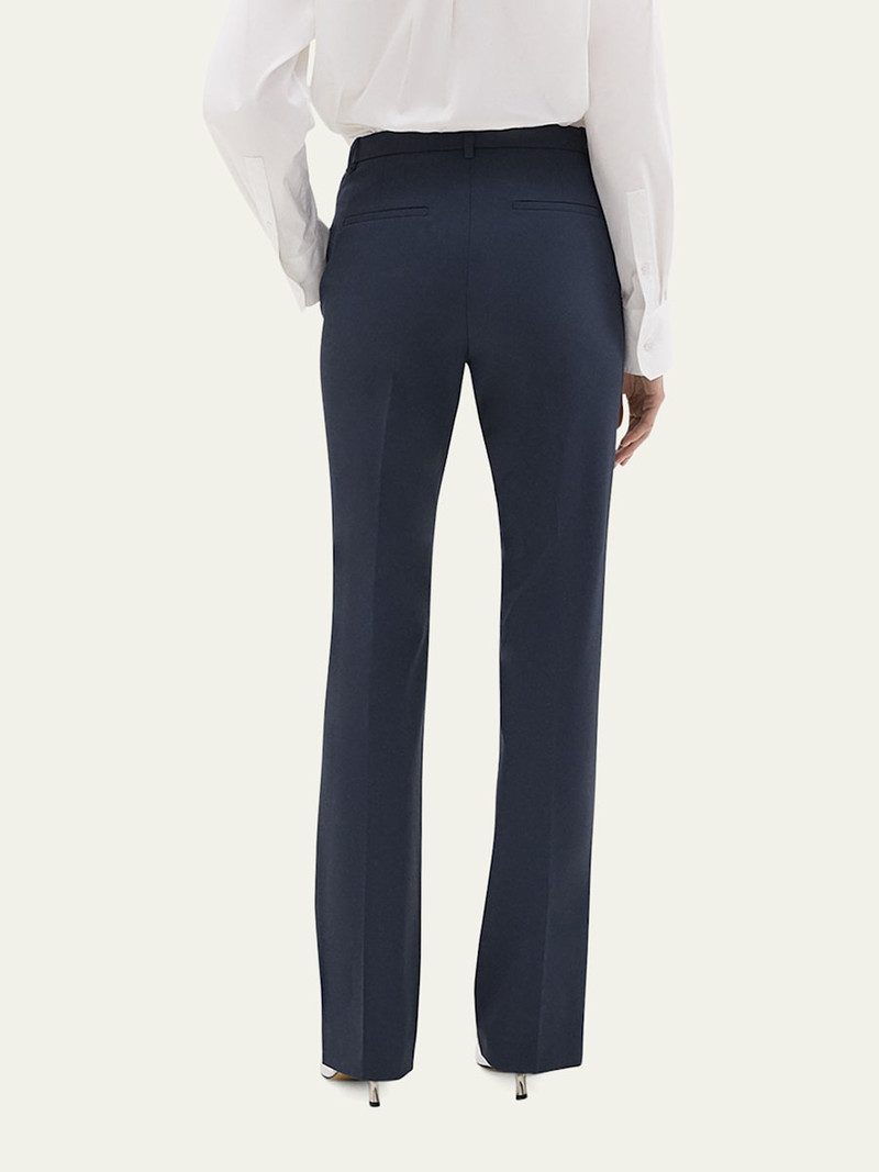 Theory Traceable Wool Slim Straight-Leg Trousers outlook