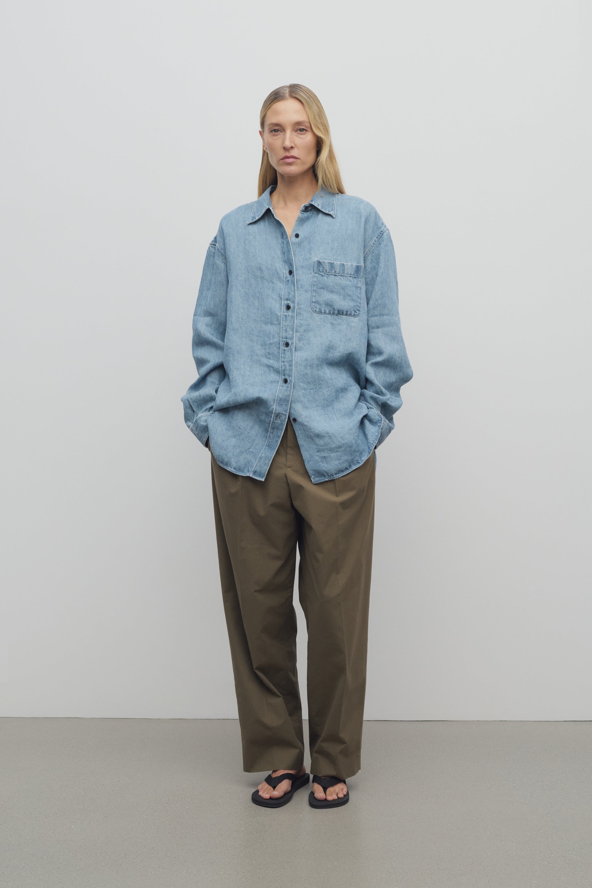 Lilas Pant in Cotton - 3