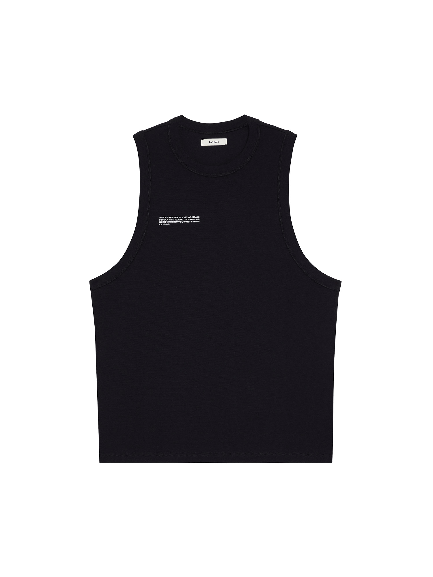 Men's Cotton Tank Top - Black - 1
