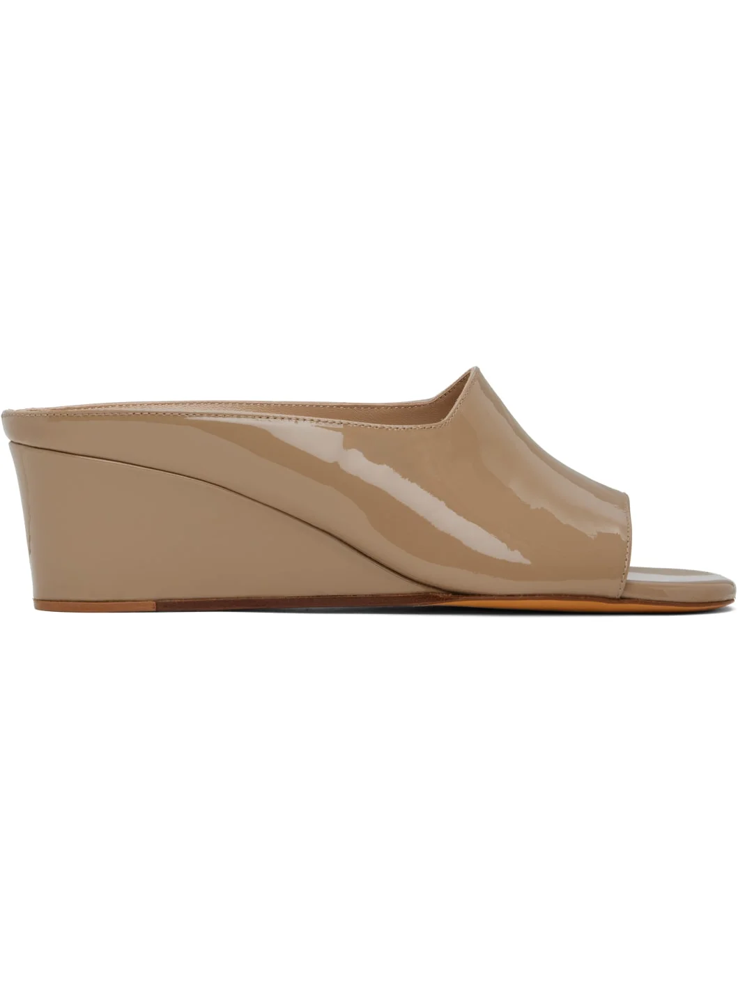 Beige Yves Wedge Heeled Sandals - 1