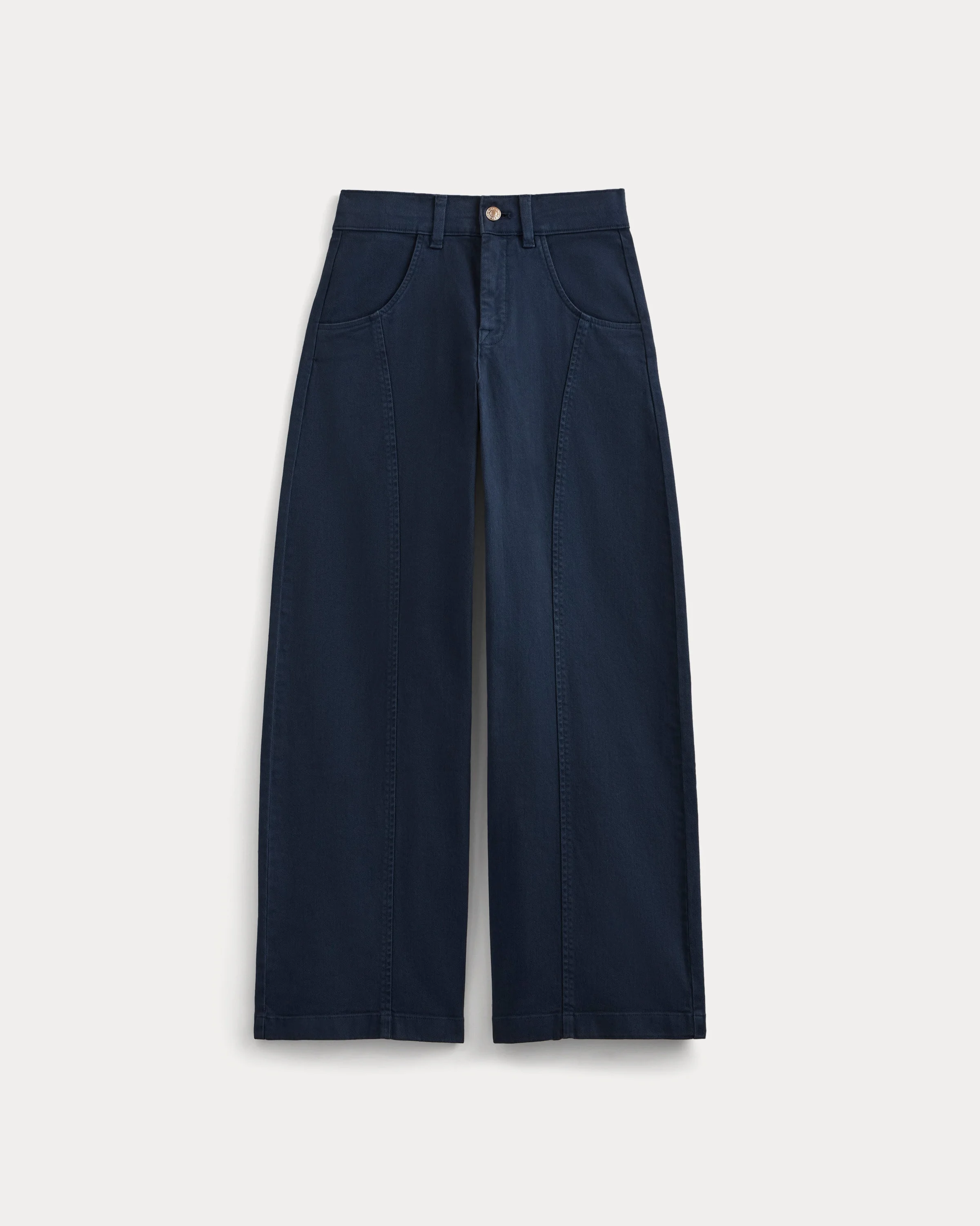UTILITY SEAMED WIDE-LEG PANT - 1