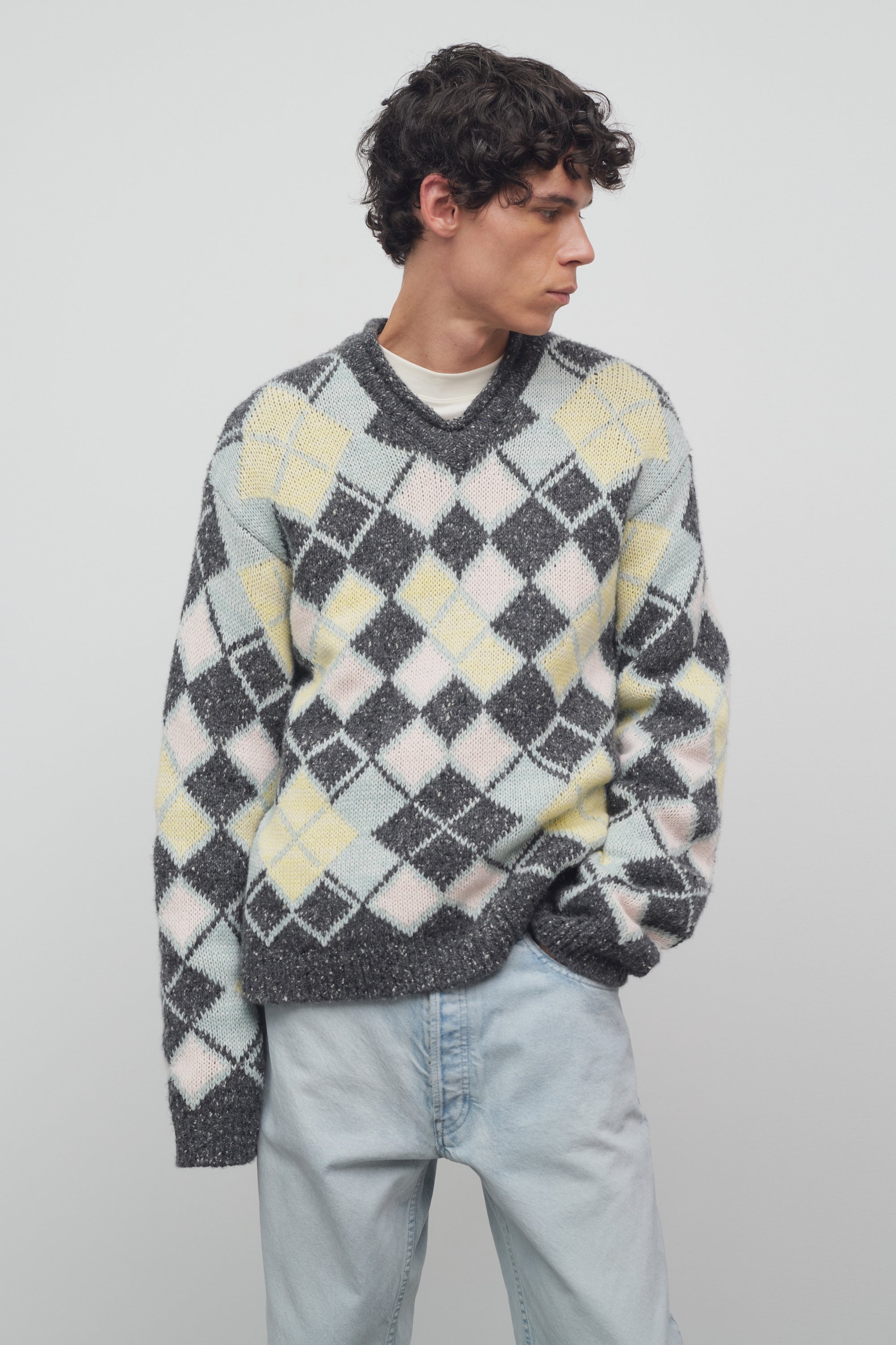 Edoardo Sweater in Cashmere and Polyamide - 3