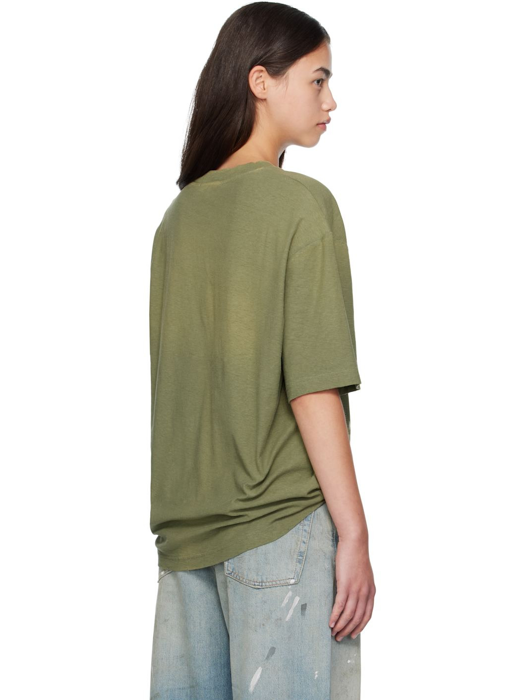 Green Logo Relaxed-Fit T-shirt - 3