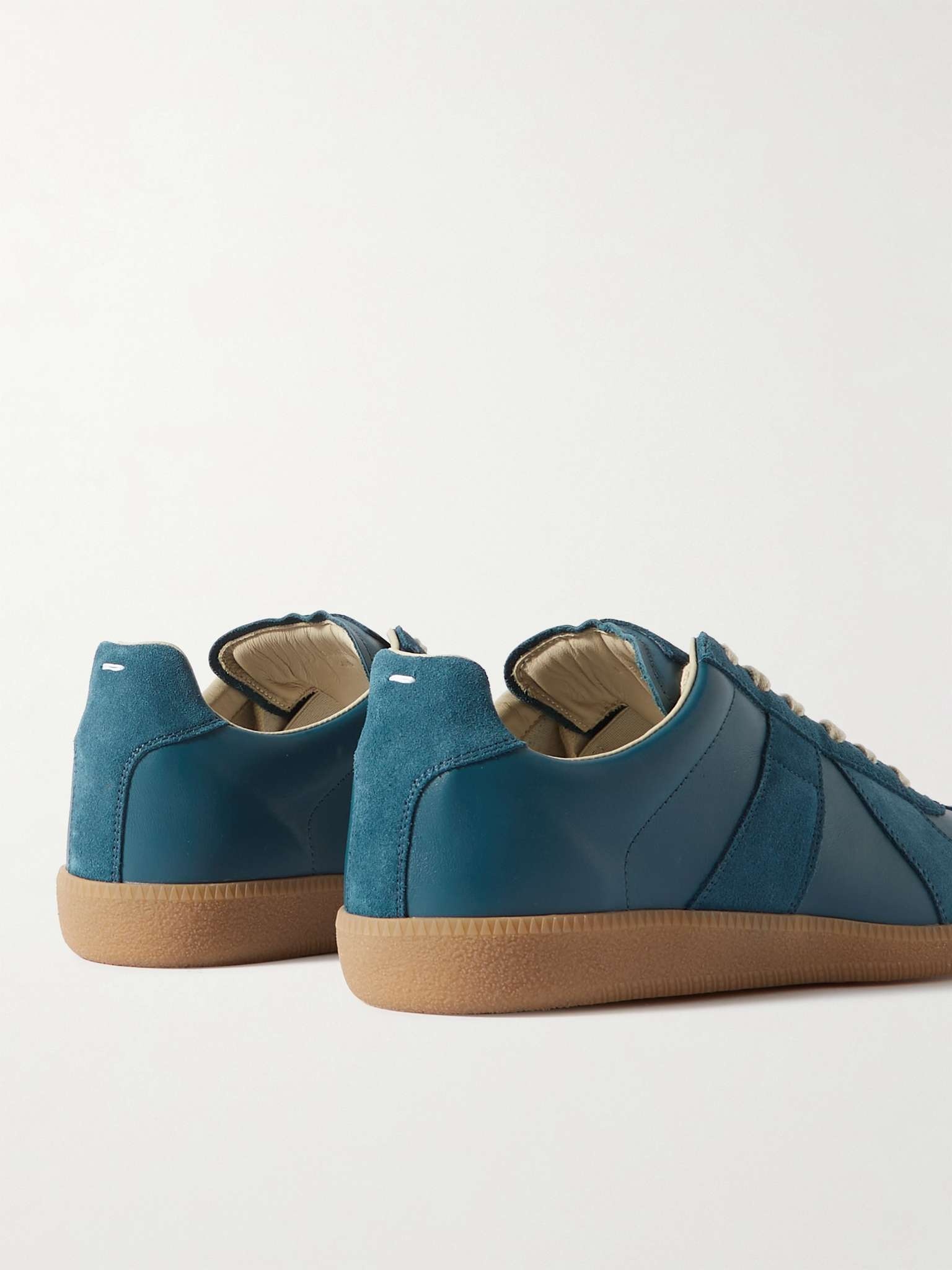 Replica Leather and Suede Sneakers - 5