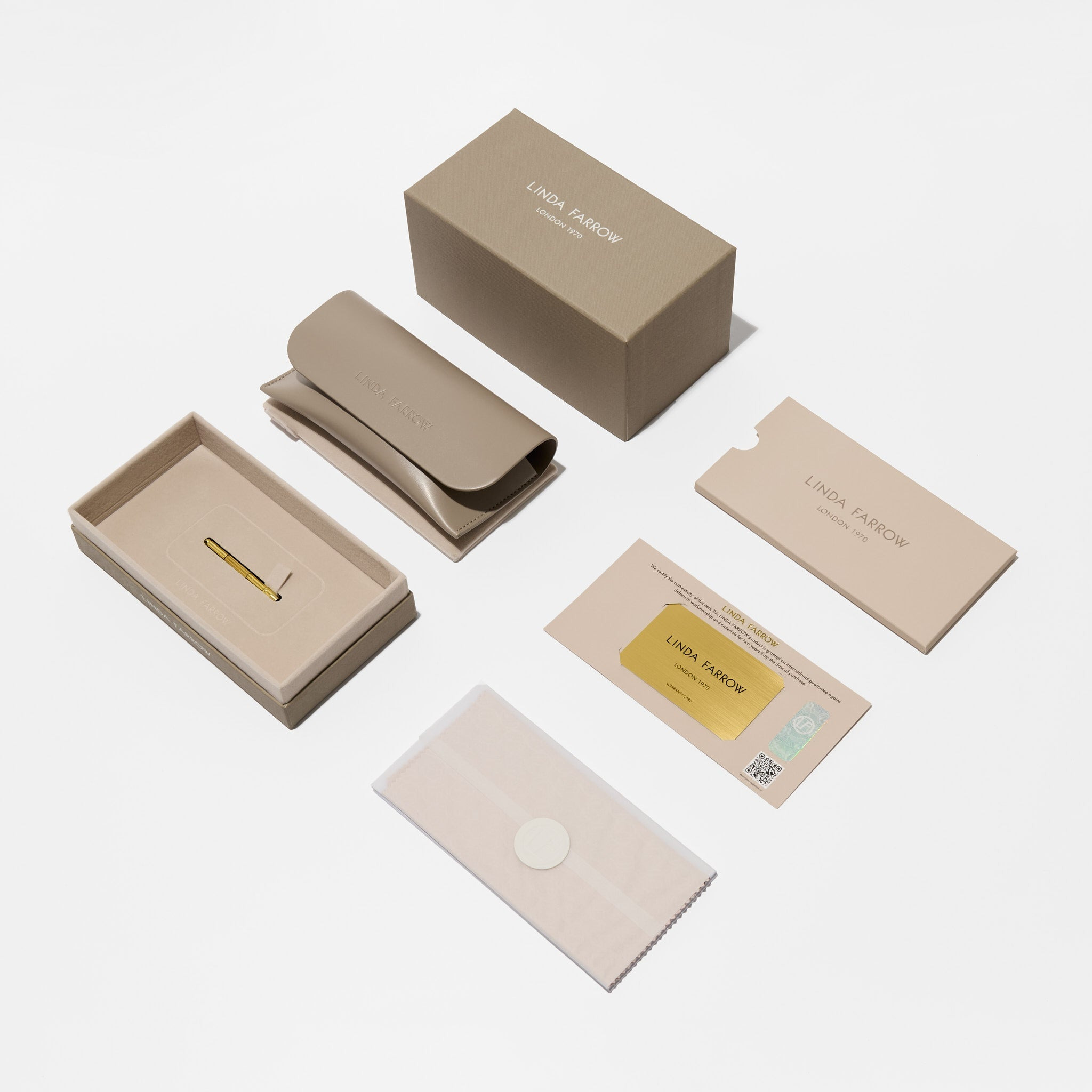 Quynh Sunglasses in Grey and Gold - 7