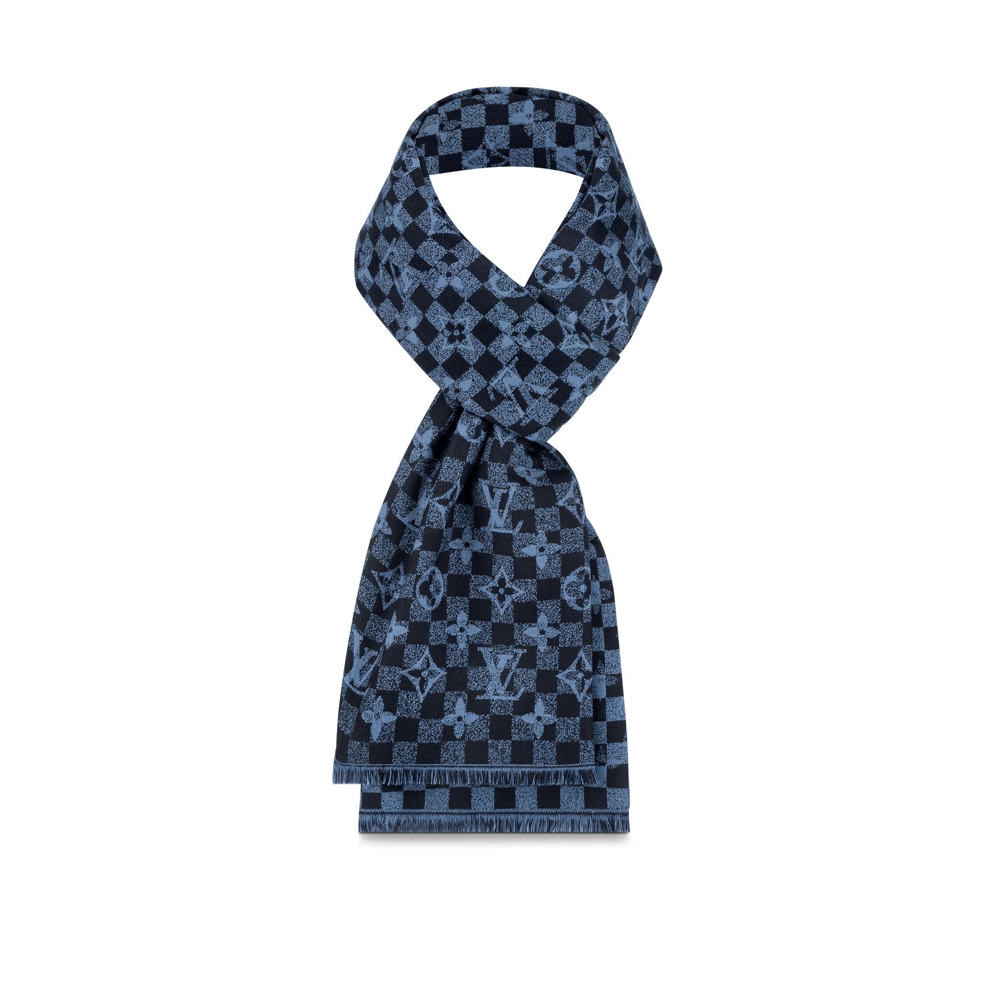 Damier Gradient Winter Stole - 1