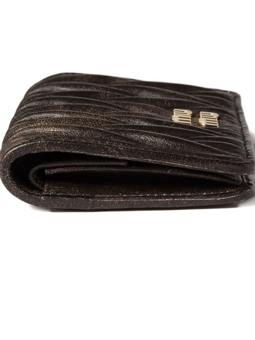 matelassé leather wallet - 3