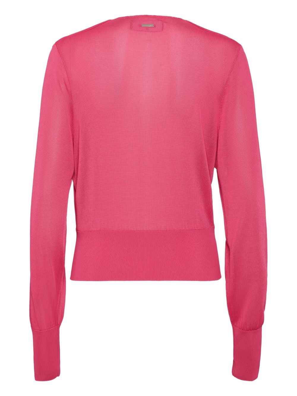 plunging V-neck jumper - 2