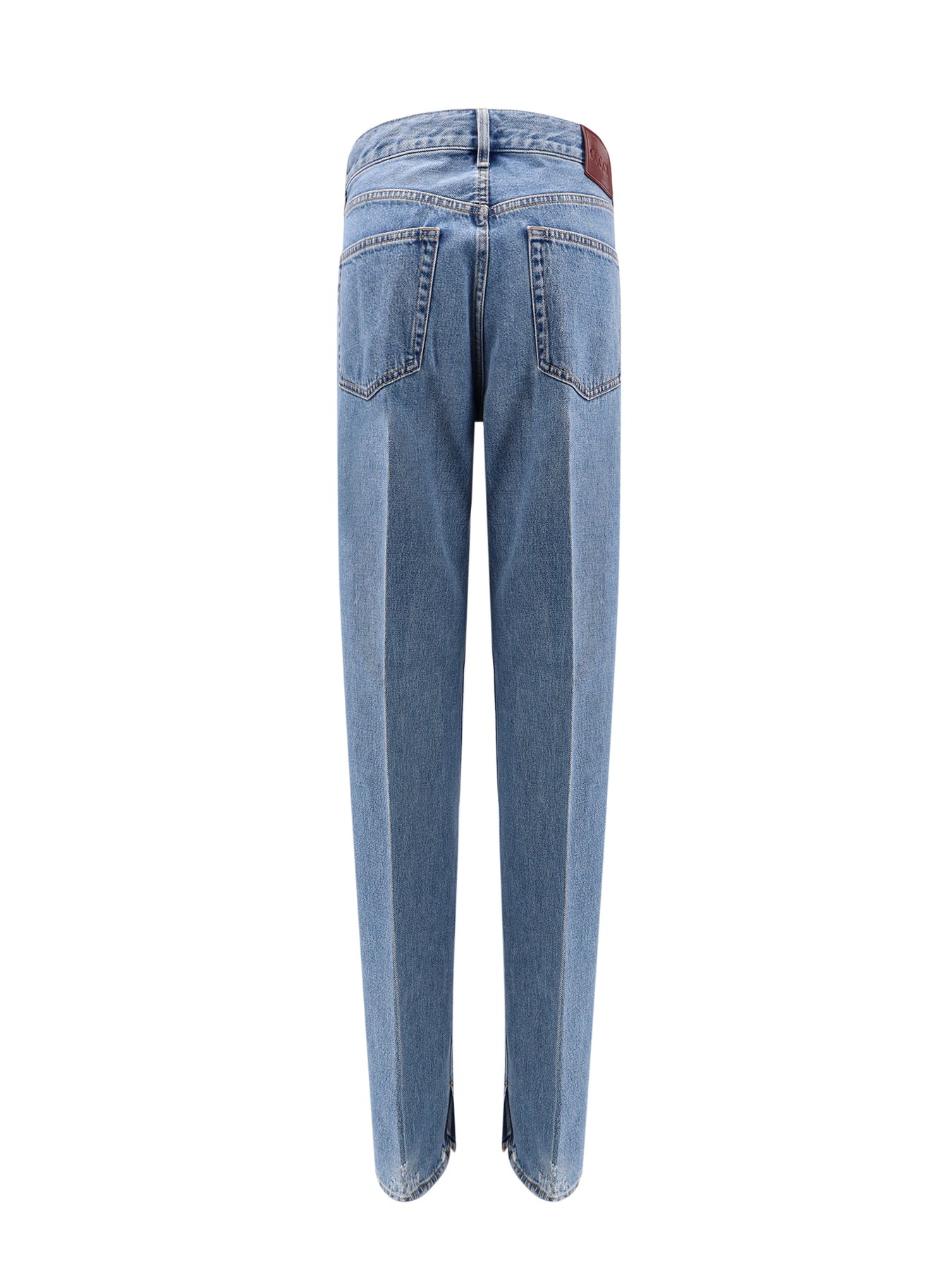 デニム・ジーパン Cotton jeans with rossa ancora back logo patch GUCCI Cotton jeans with Rossa Ancora back logo patch