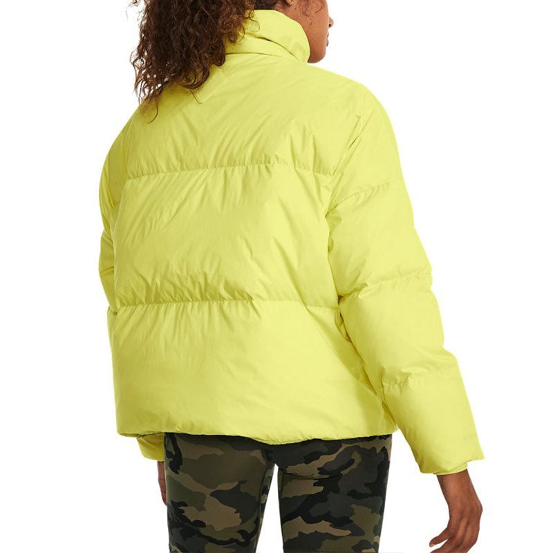 (WMNS) Under Armour ColdGear Infrared Fleece Down Jacket 'Neon Green' 1378858-743 - 4