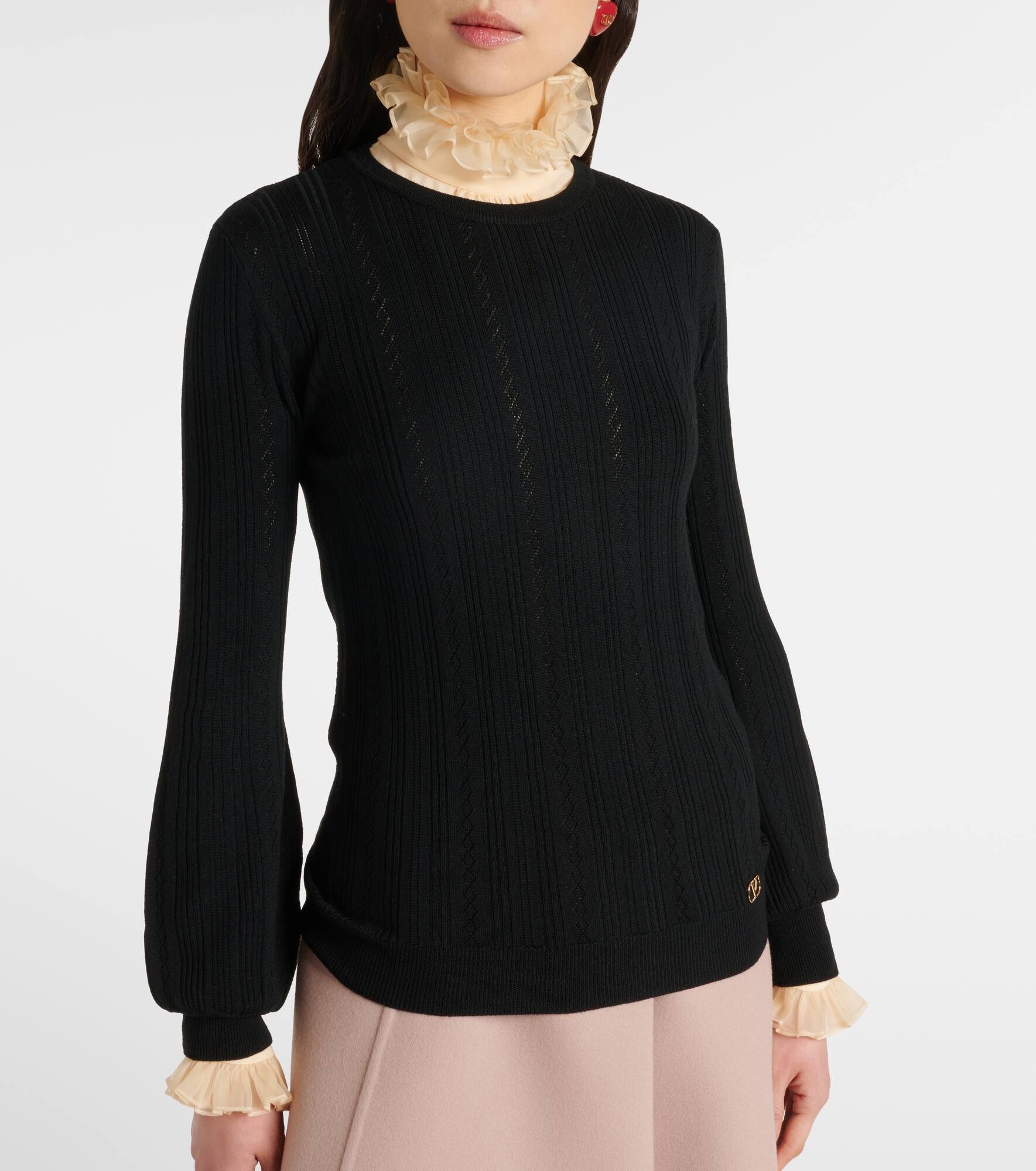Maglia virgin wool sweater - 6