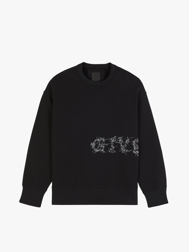 GIVENCHY BARBED WIRE SWEATSHIRT - 1