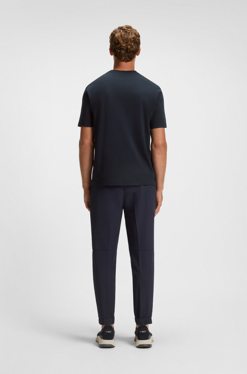 STRUCTURED-LOGO T-SHIRT IN COTTON JERSEY 5