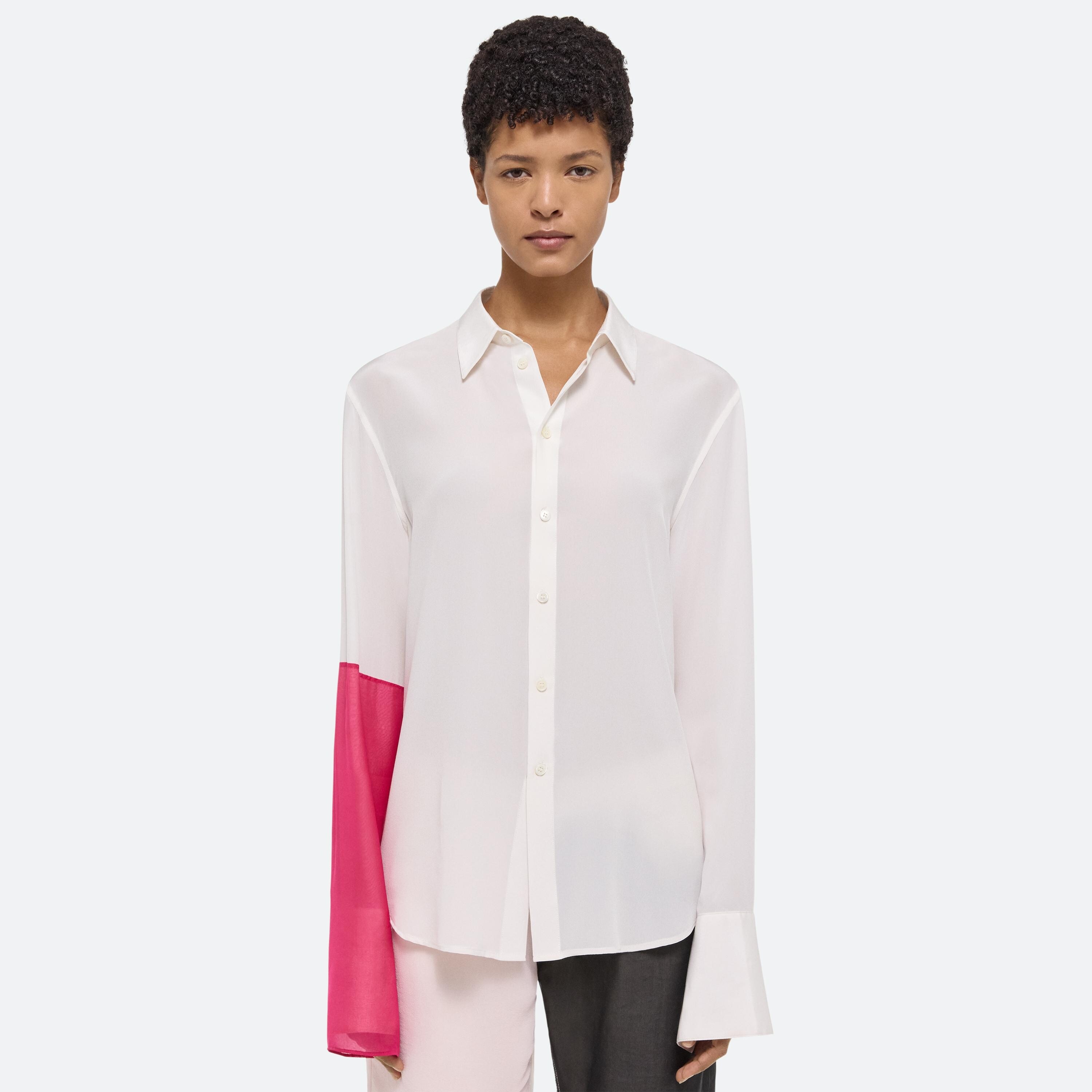 RELAXED SILK SHIRT - 11