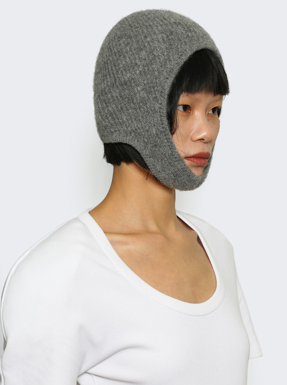 Grosgrain Logo Hood Dark Grey - 3