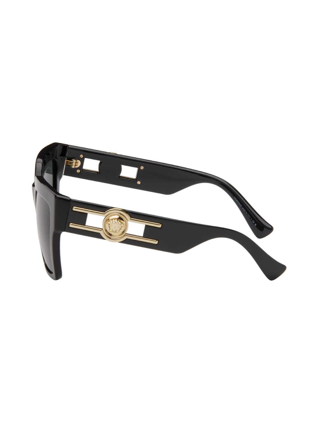 Black Medusa Deco Butterfly Sunglasses - 3